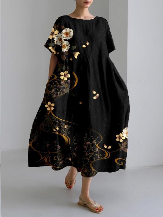 Schwarz-Gold-Blume