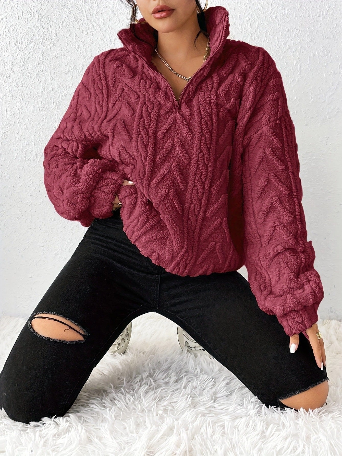 Gracefully Designed Pullover
