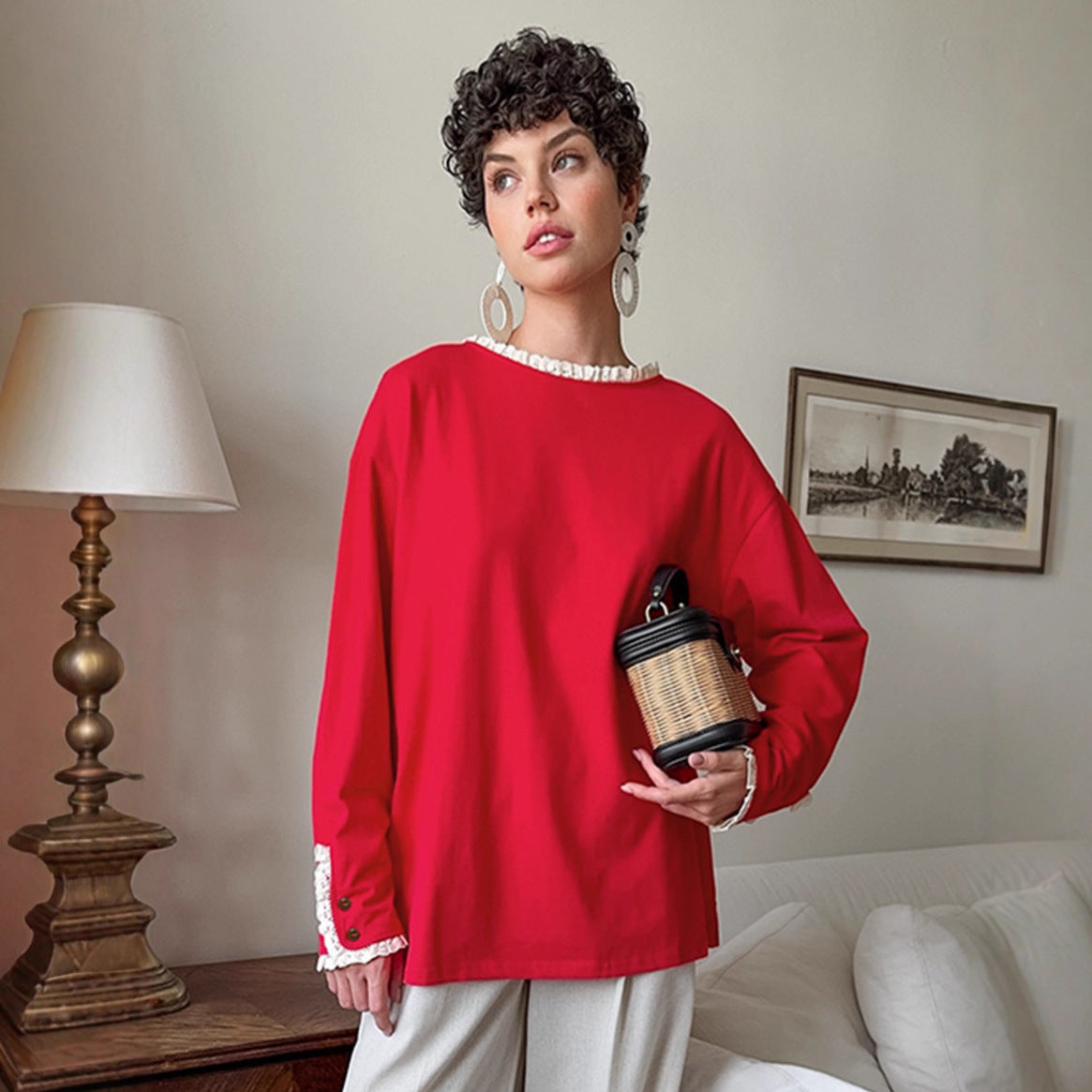 Gracefully Designed Pullover