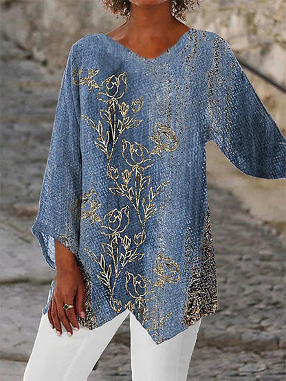 LM | Simple and stylish winter blouse