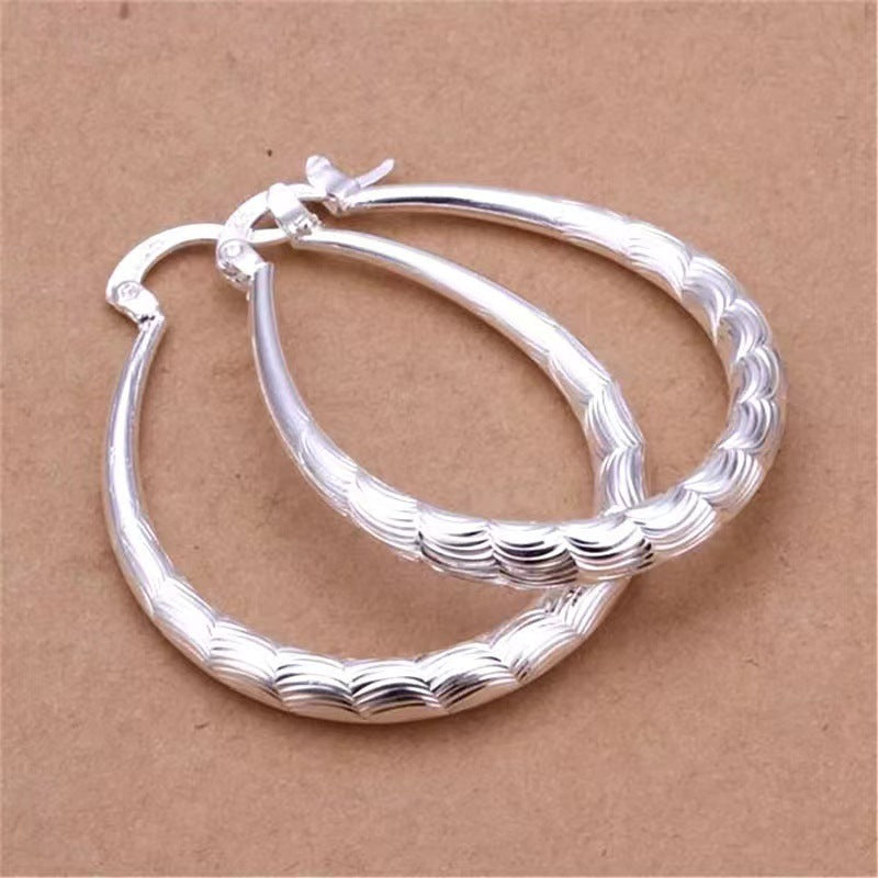 Delicate Artisan Silver Earring
