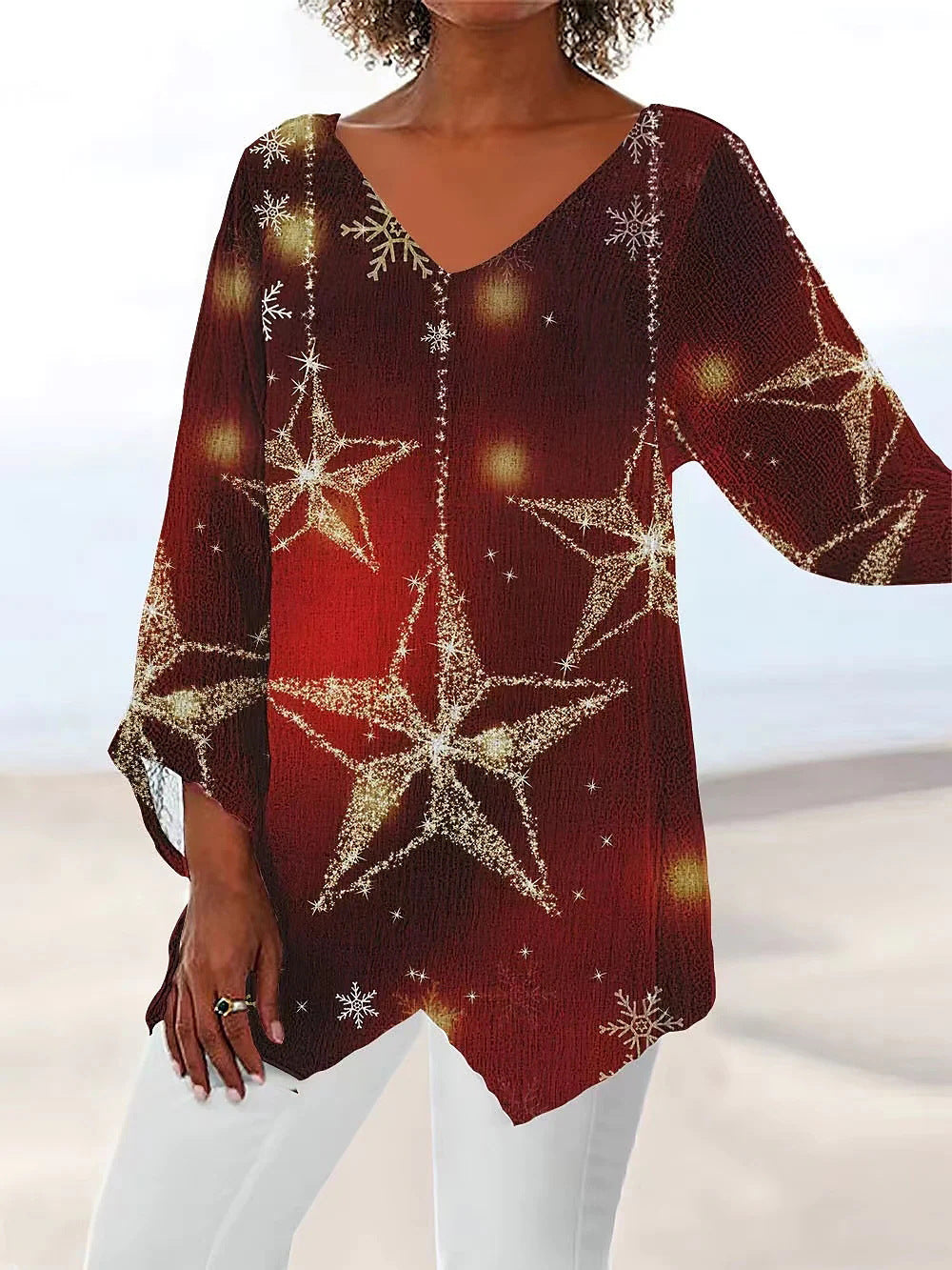 LM | Simple and stylish winter blouse