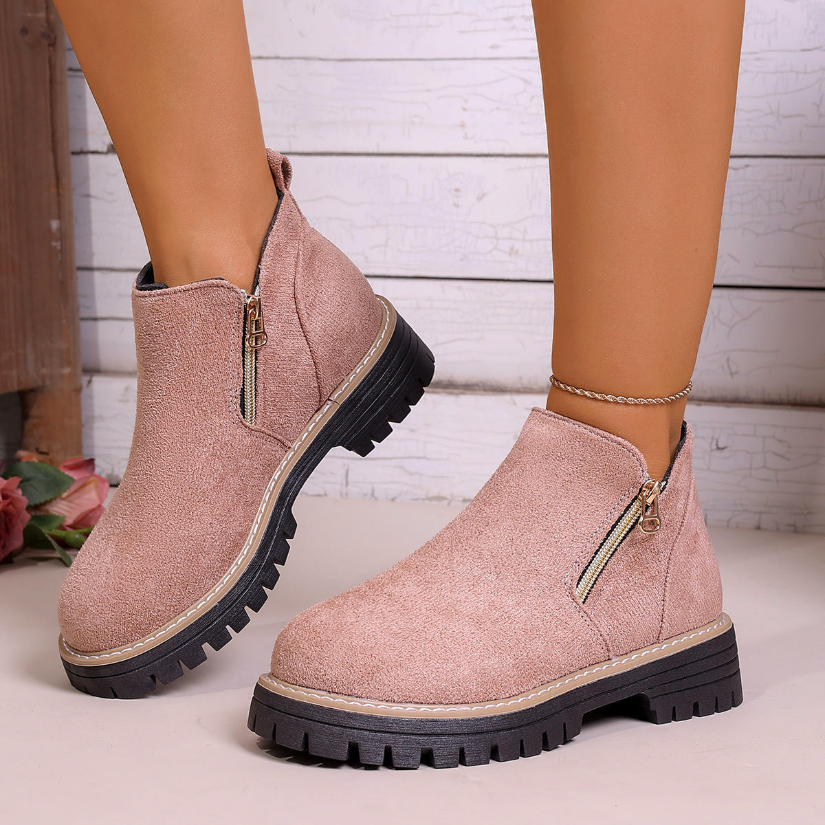 Vintage Inspired Orthopedic Boots