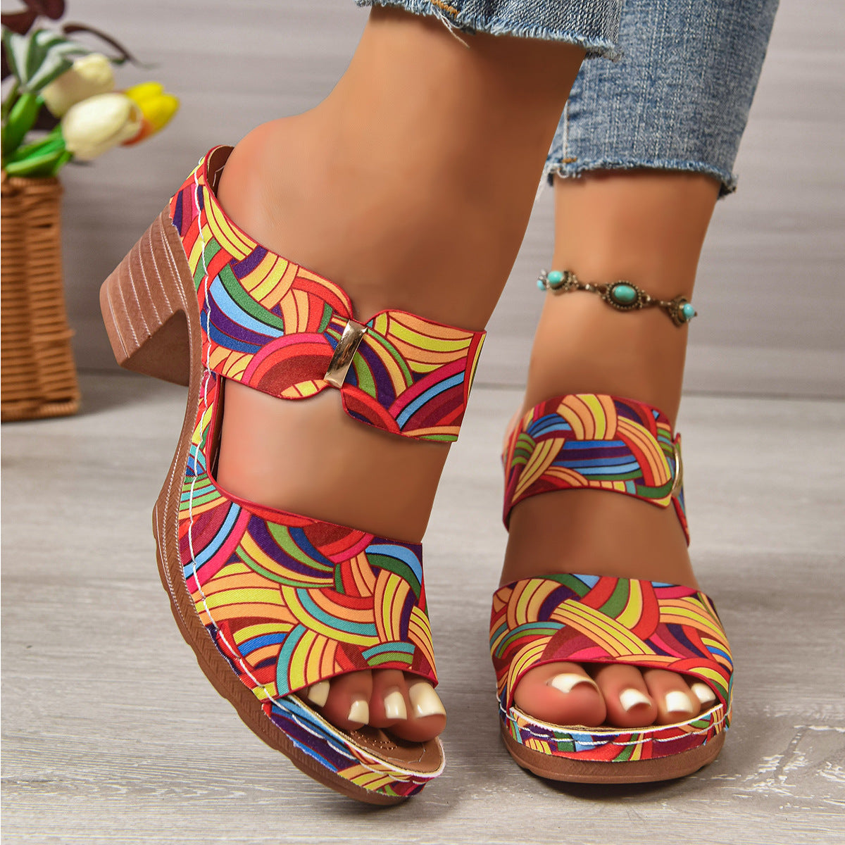 Vintage Inspired Orthopedic Sandals