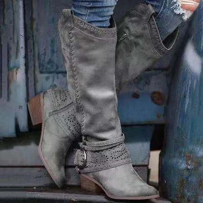 Chic Orthopedic Boots with Unique Design
