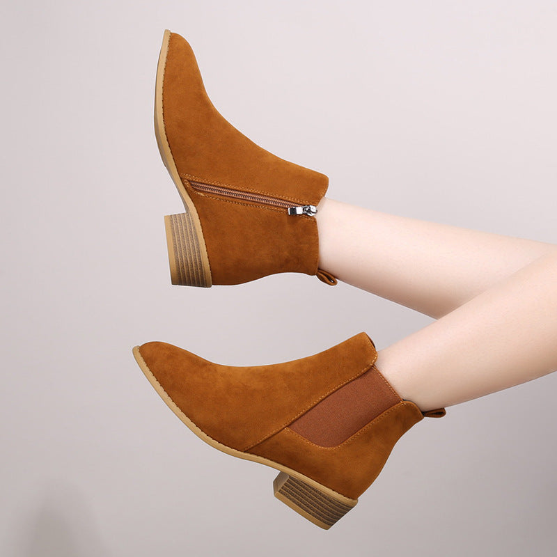 Chic Orthopedic Boots with Unique Design