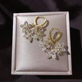 Creative Spring Star Earrings With Pendant