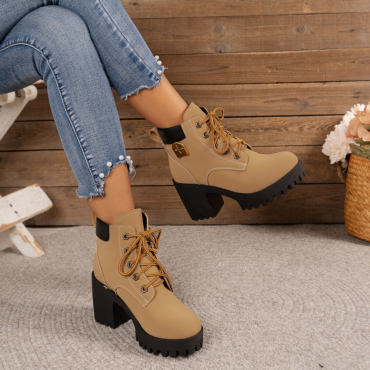 Vintage Inspired Orthopedic Boots