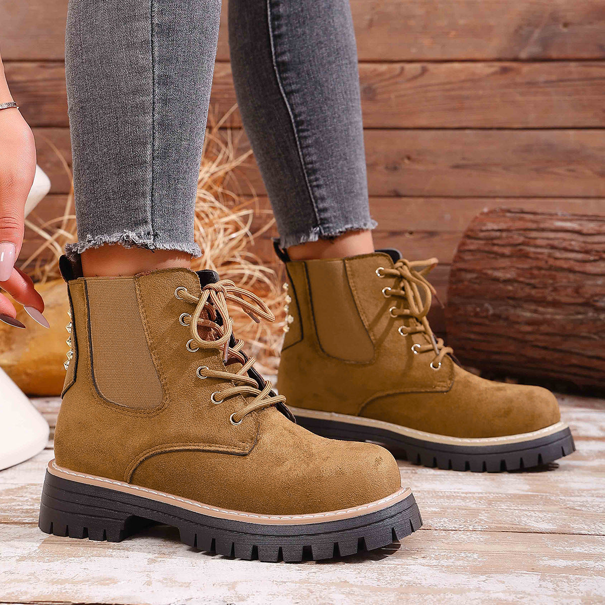 Chic Orthopedic Boots with Unique Design