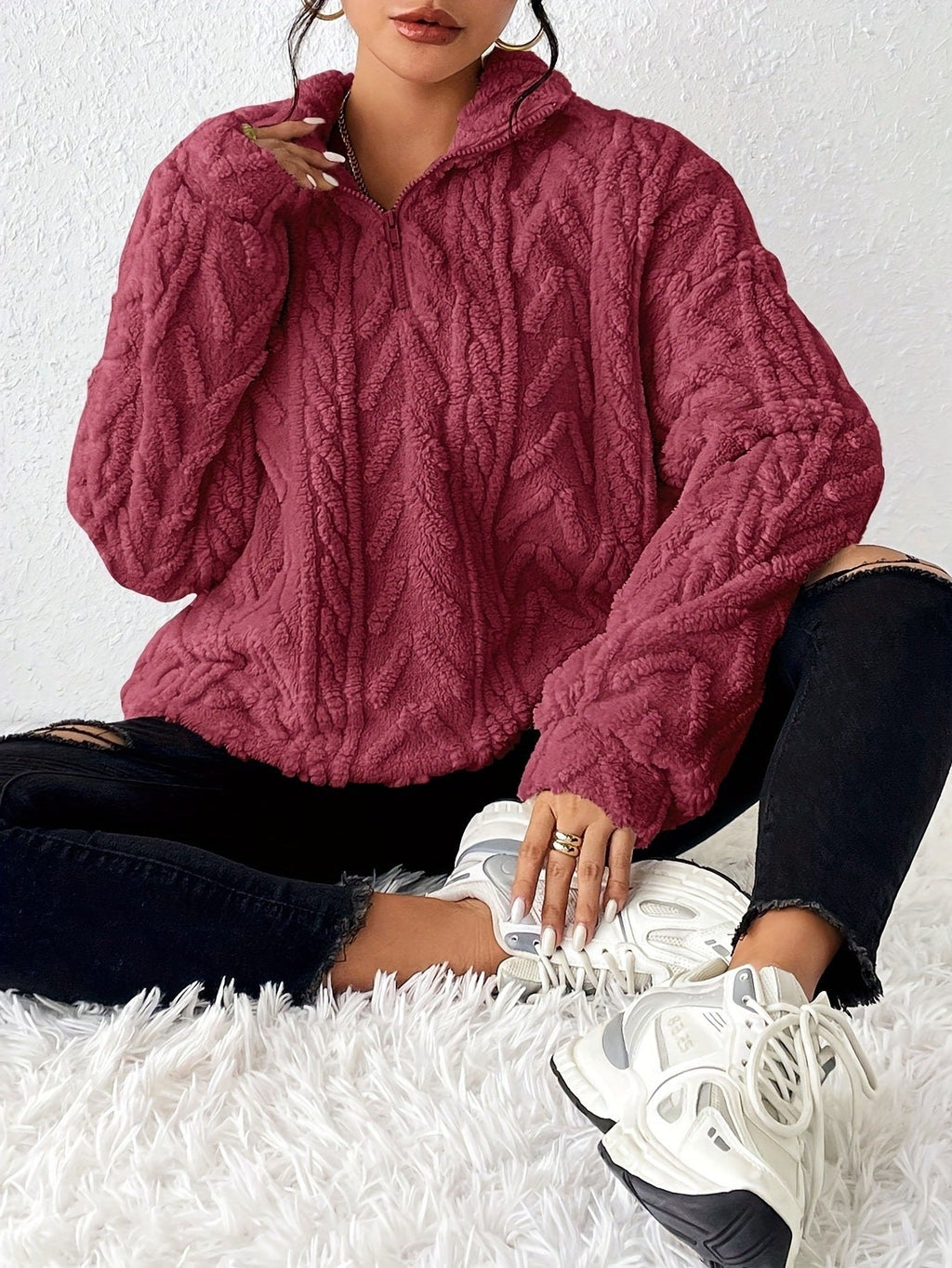 Gracefully Designed Pullover