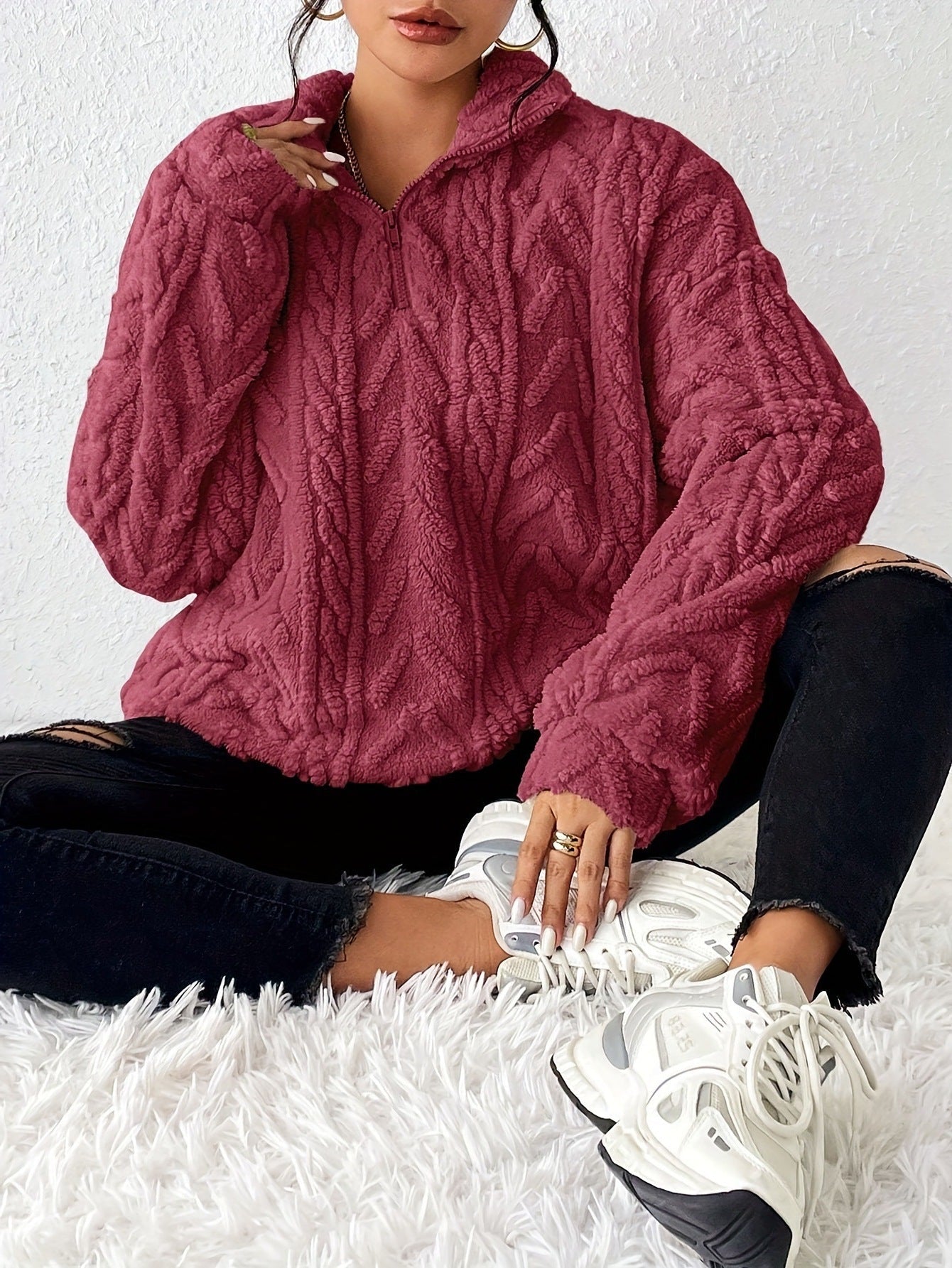 Gracefully Designed Pullover