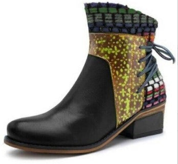 Vintage Inspired Orthopedic Boots