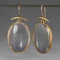 Crystal Golden Earrings