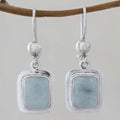 Blue Silver Earrings
