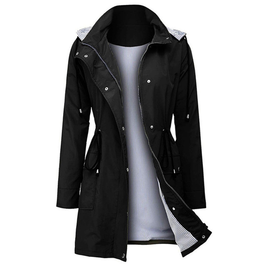 LM | Waterproof jacket with hood and buttons