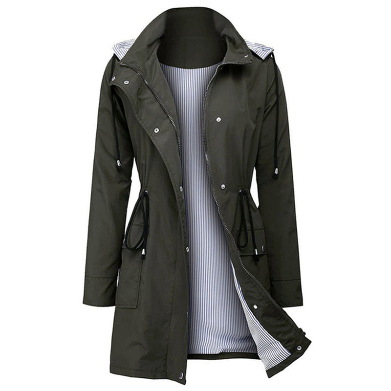 LM | Waterproof jacket with hood and buttons