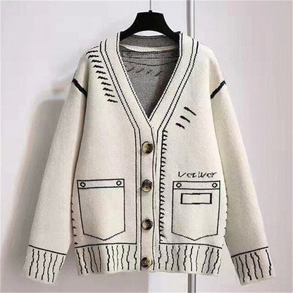 LM | Expressive and insulated cardigan