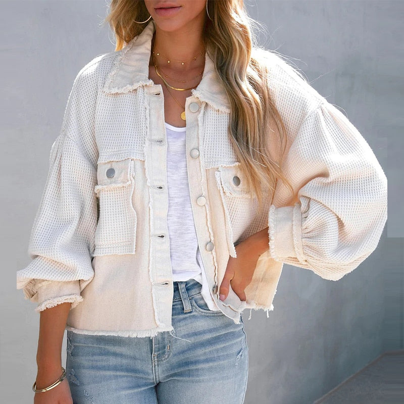 LM | NomiesJacket I Jacket with puff sleeves for women