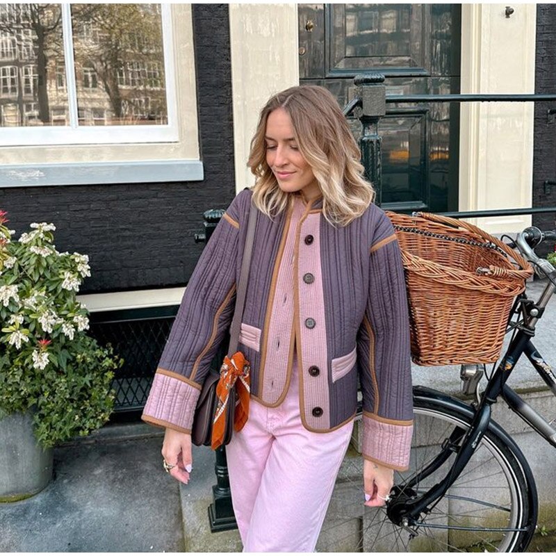 LM | Comfortable oversized jacket for women