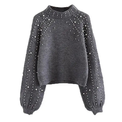 LM | Knitted sweater with O-neck