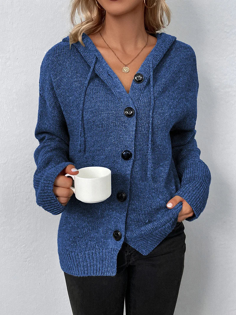 LM | Cozy cardigan with hood