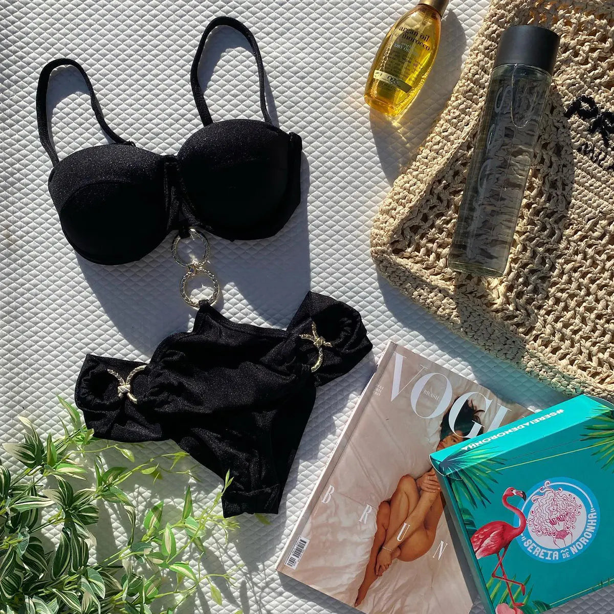 Inspired Bathing Suit With a Contemporary Edge