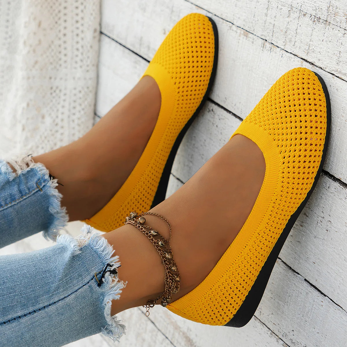 Sleek and Supportive Orthopedic Flats