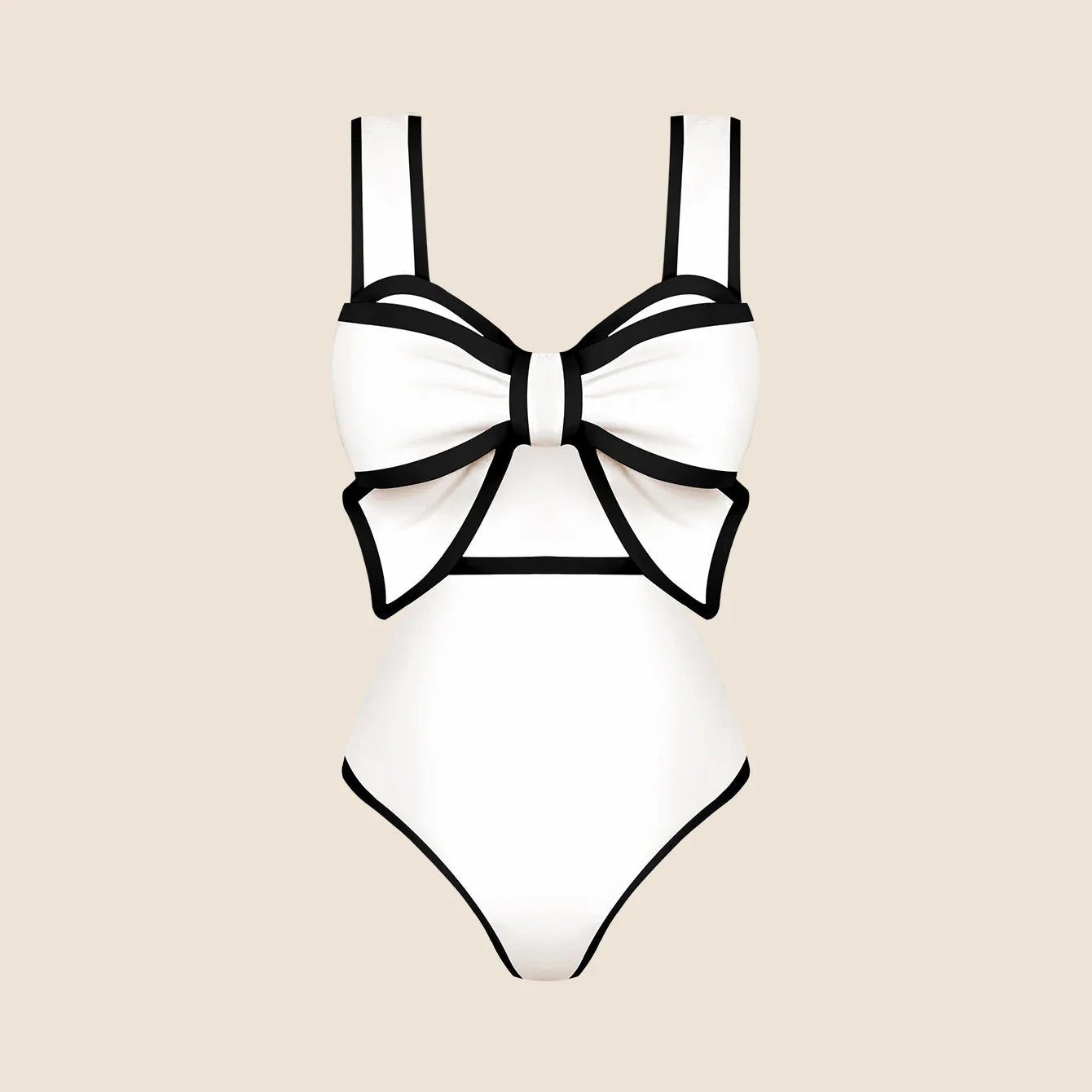 Finely Styled Bathing Suit With a Classic Look