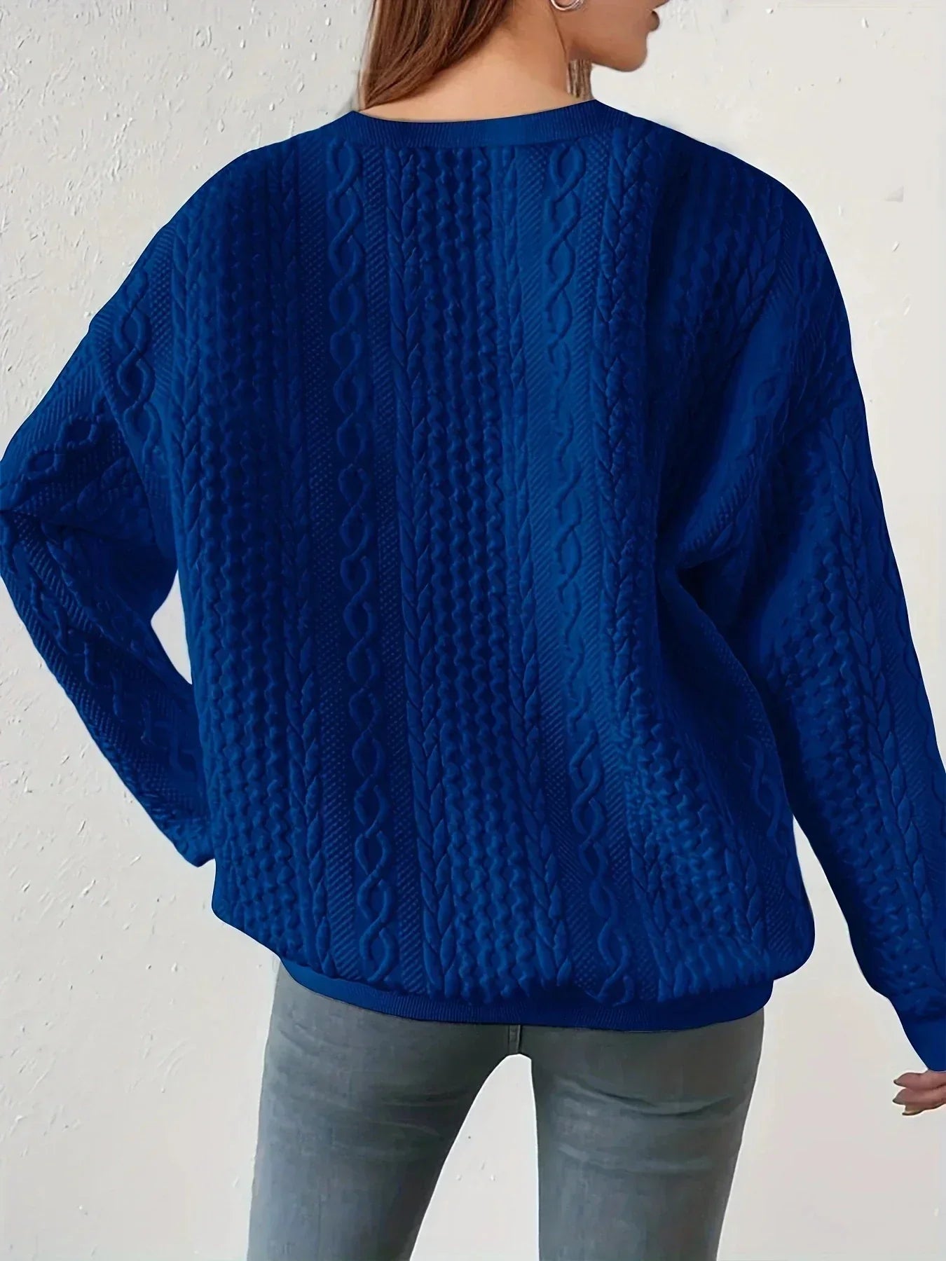 LM | Round neck sweatshirt with long sleeves