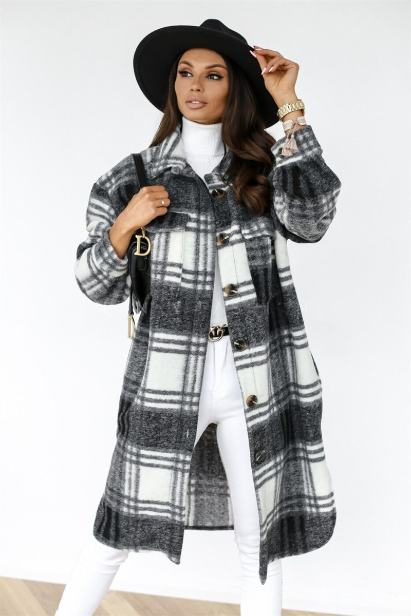 LM | Stylish plaid jacket