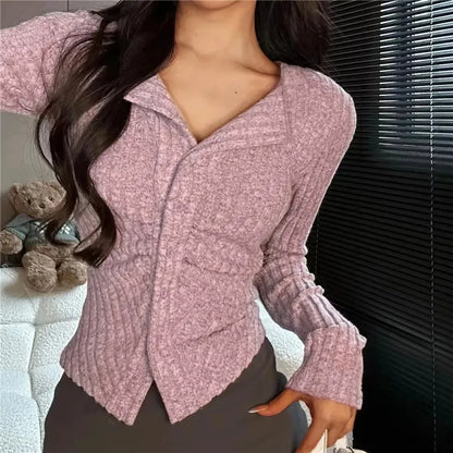 LM | Knitted sweater collar
