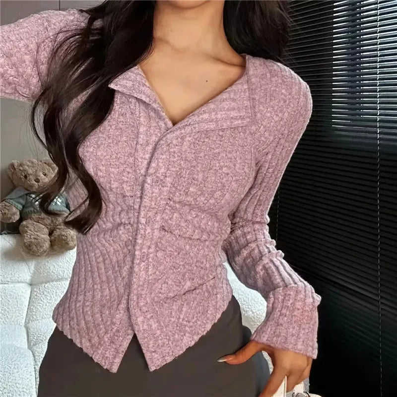 LM | Knitted sweater collar