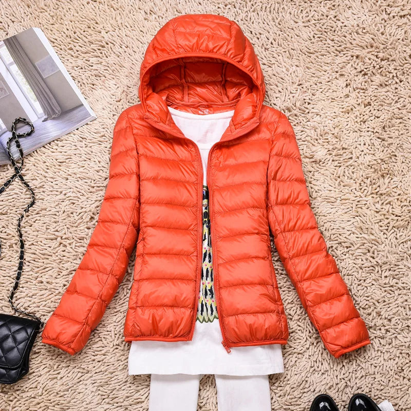 Orange Kapuze