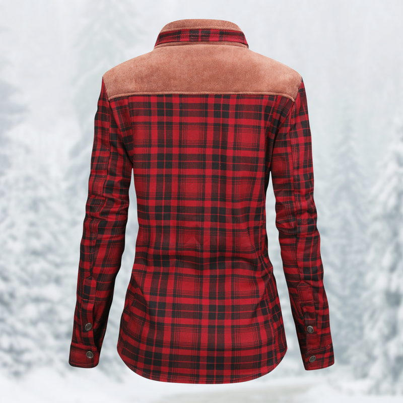 LM | Flannel hiking jacket for women