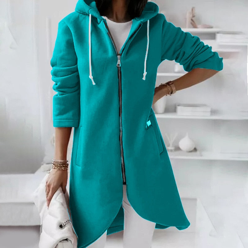 LM | Mid-length jacket with hood