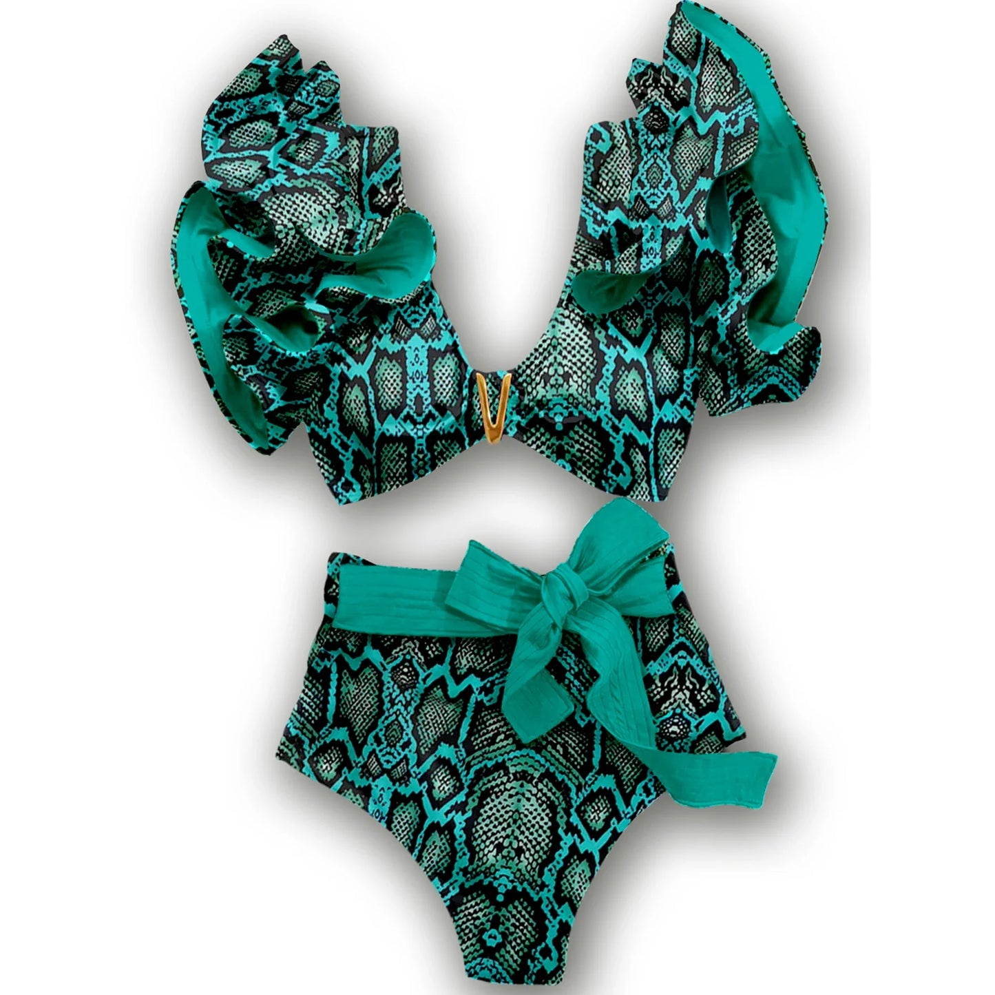 Inspired Bathing Suit With a Contemporary Edge