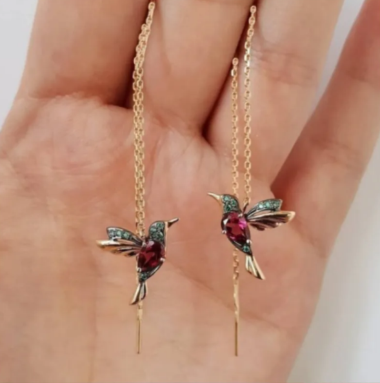 Gold and Red Diamonds