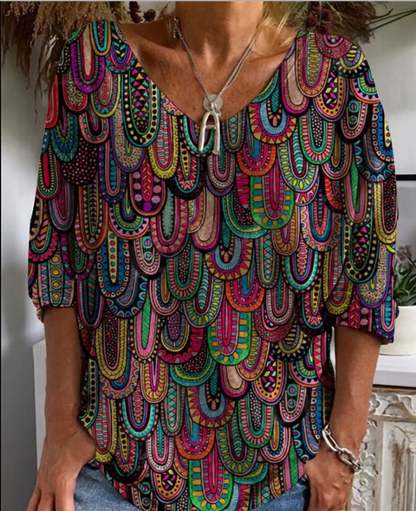 LM | Relaxed and stylish blouse