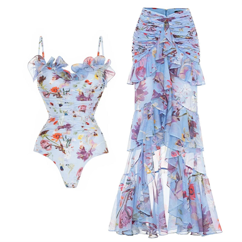 Beautifully Finished Bathing Suit in a Timeless Design