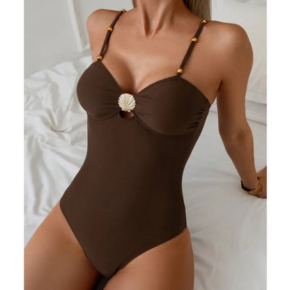 Beautifully Finished Bathing Suit in a Timeless Design