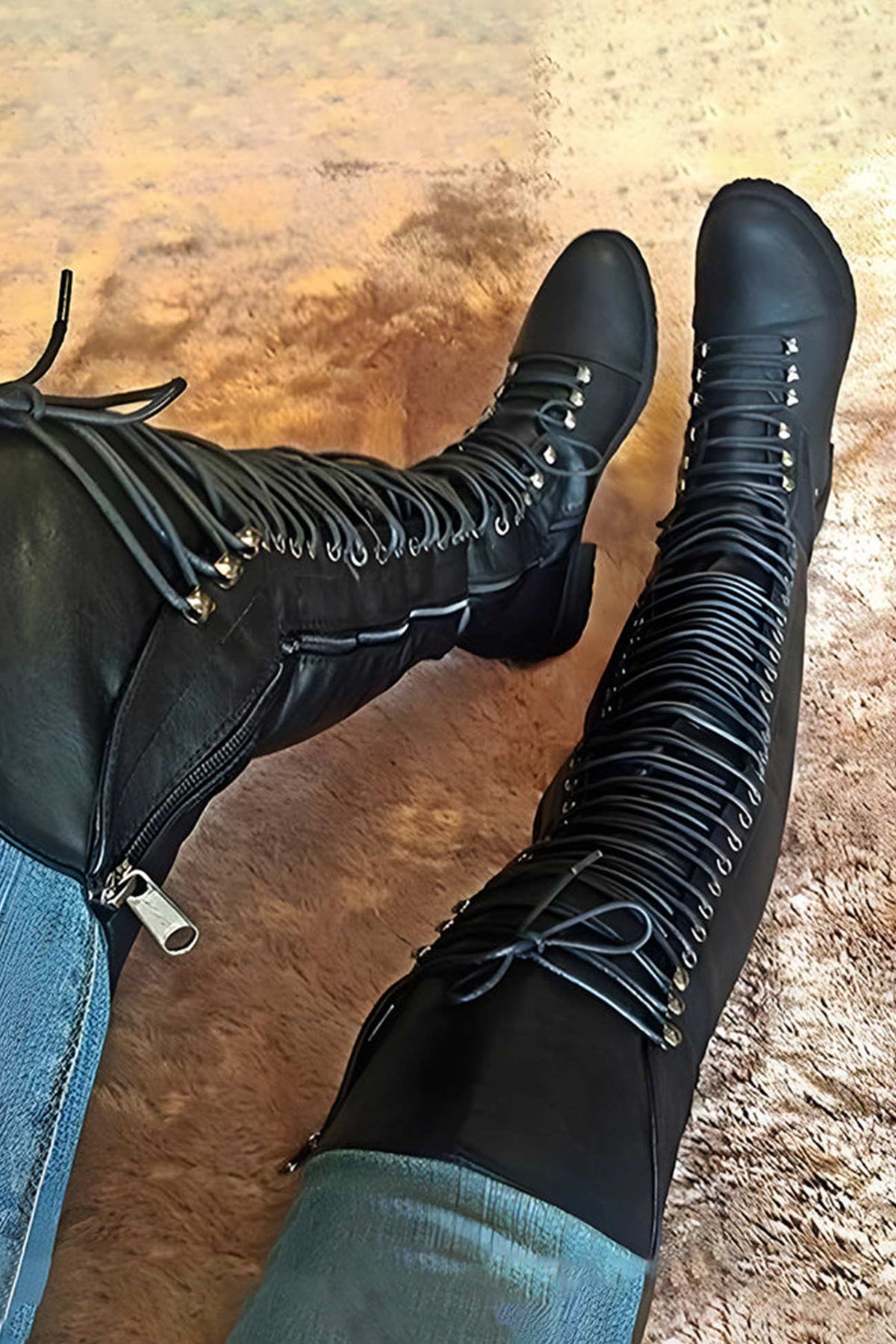 Vintage Inspired Orthopedic Boots