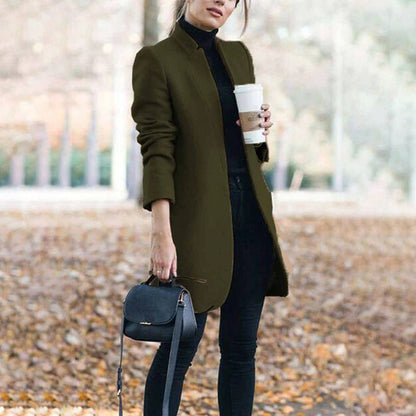 LM | Tight knee-length jacket for women