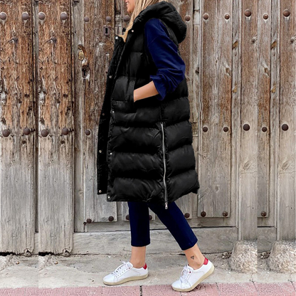LM | Long bodywarmer for women