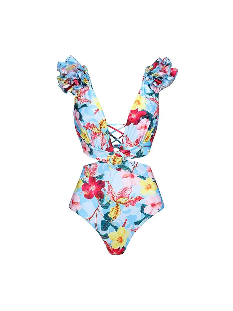 Deep V Swimsuit