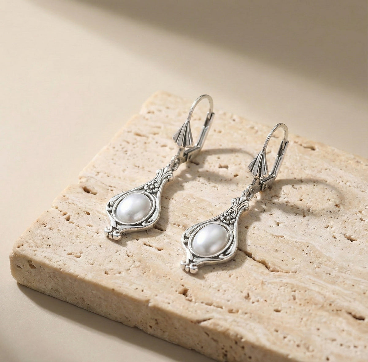 Victorian Pearl Reverie Earrings