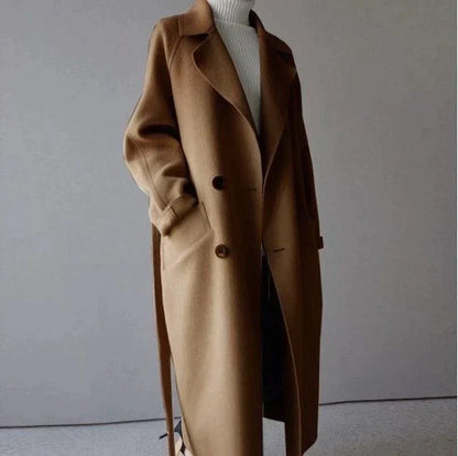 LM | Long wool coat for women