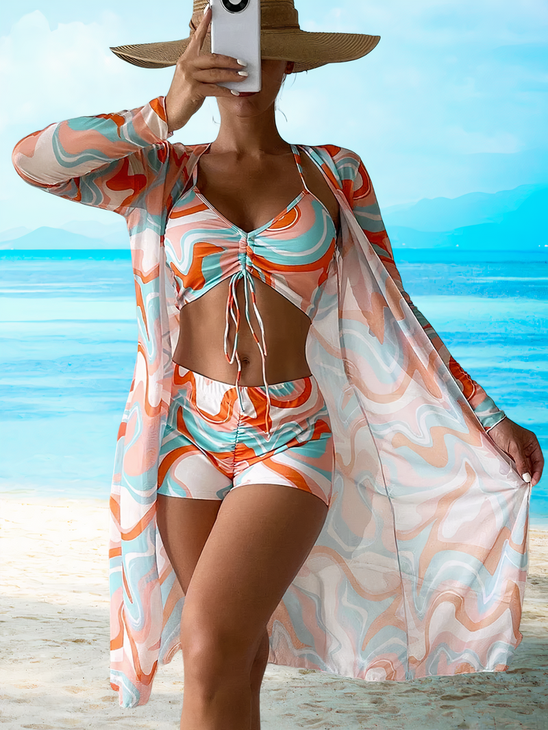 Katherin® | Bikini Set With Bathrobe for