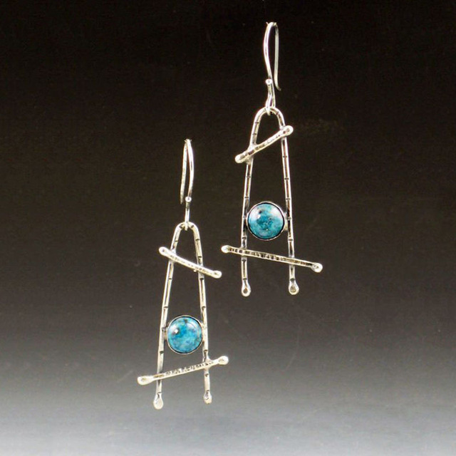 Blue Stone Earrings
