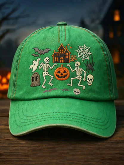 Halloween Printed Casual Unisex Hat artswardrobe