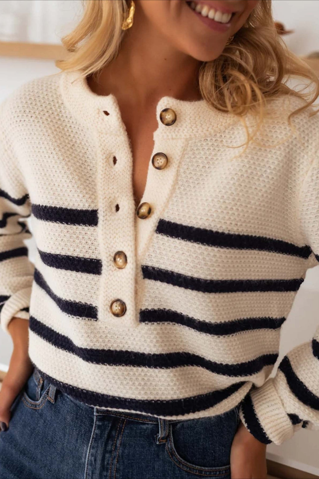 Gracefully Designed Pullover